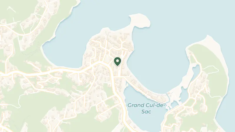 Map of Grand Cul de Sac, 97133, St Barthélemy