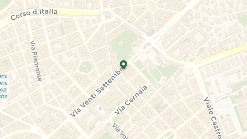 Map of Via Venti Settembre, 90/94, 00187 Roma RM, Italy