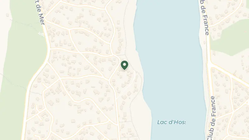 Map of 1578 Av. du Tour du Lac, 40150 Soorts-Hossegor, France