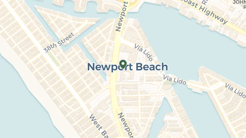 Map of 3300 Newport Blvd, Newport Beach, CA 92663, USA