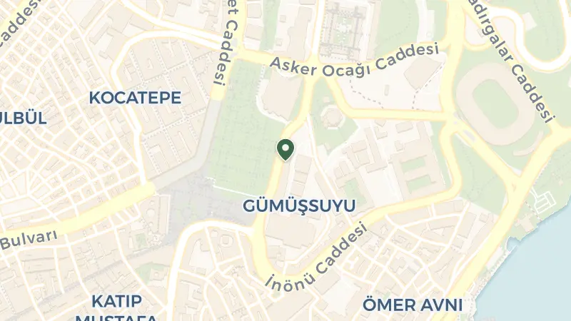Map of Gümüşsuyu, Mete Cd. No: 28, 34437 Beyoğlu/İstanbul, Türkiye