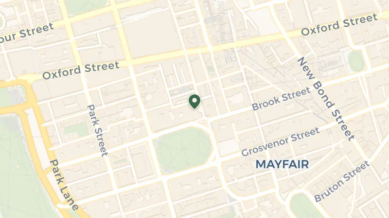 Map of Grosvenor Sq, London W1K 6JP, UK