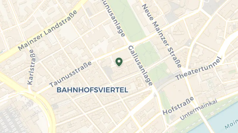 Map of Neckarstraße 7-13, 60329 Frankfurt am Main, Germany