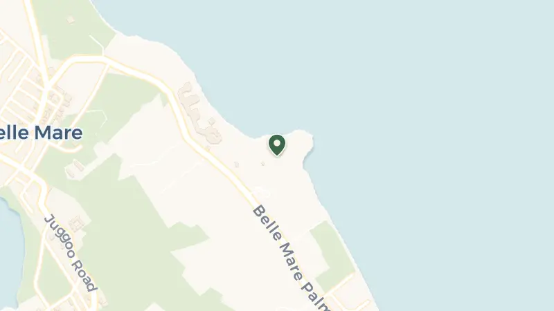 Map of Coastal Road, Quatre Cocos, Mauritius