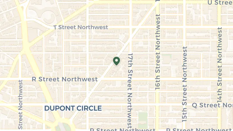 Map of 1731 New Hampshire Ave NW, Washington, DC 20009, USA