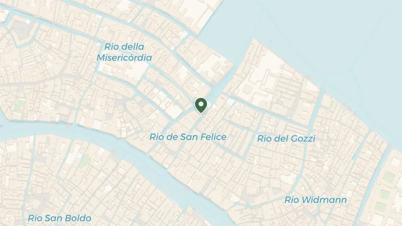 Map of Cannaregio, Fondamenta S. Felice, 3604, 30121 Venezia VE, Italy