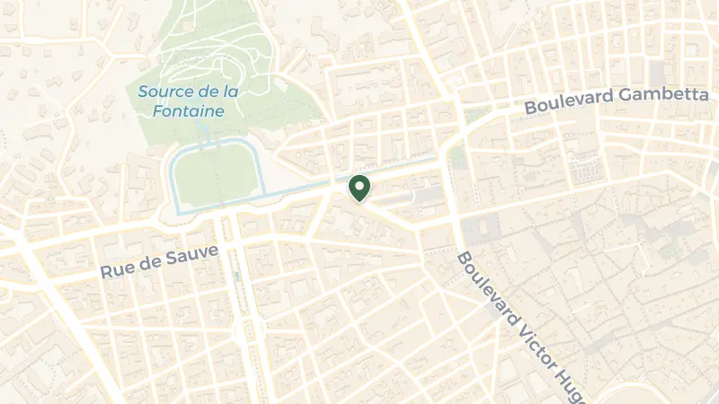 Map of 15 Rue Gaston Boissier, 30900 Nîmes, France