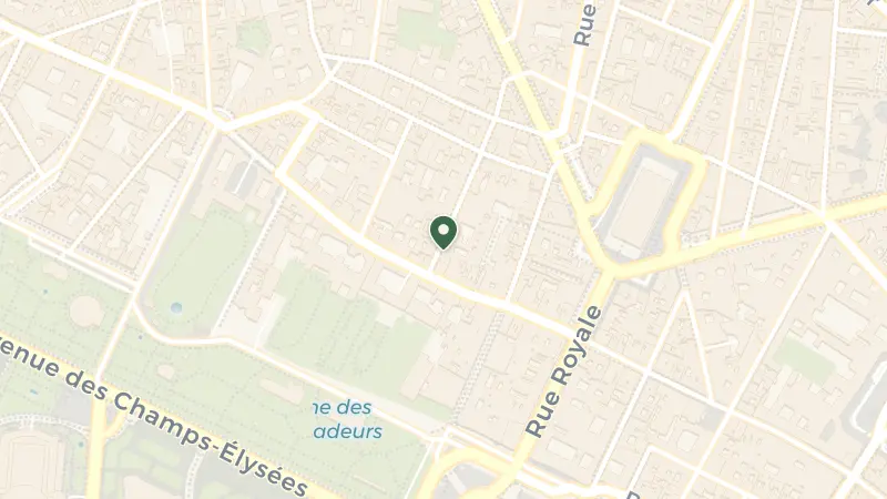 Map of 4 Rue d'Anjou, 75008 Paris, France