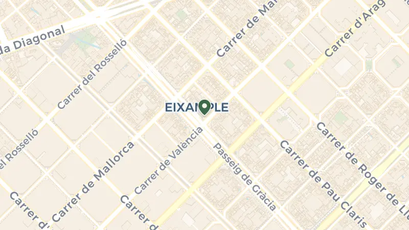 Map of Pg. de Gràcia, 68, Eixample, 08007 Barcelona, Spain