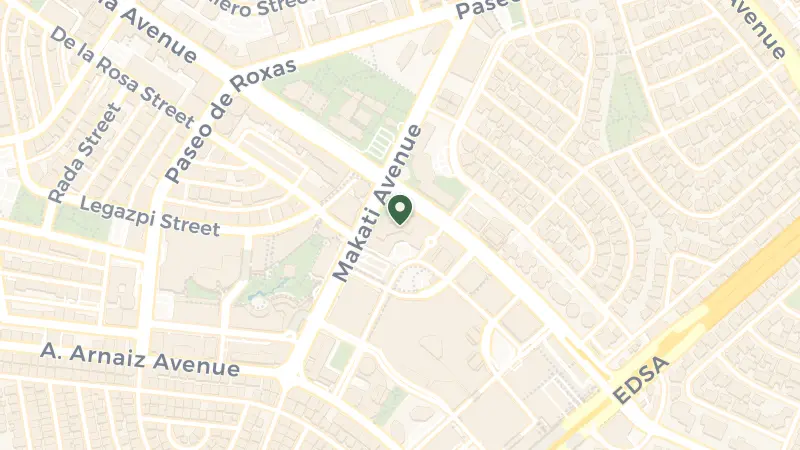 Map of Ayala Avenue, Makati Ave, Makati City, 1200 Metro Manila, Philippines