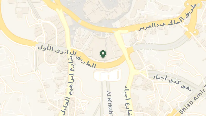 Map of Ajyad Street, طريق 38 - طريق الملك عبدالعزيز، Endowment, مكة 24231, Saudi Arabia