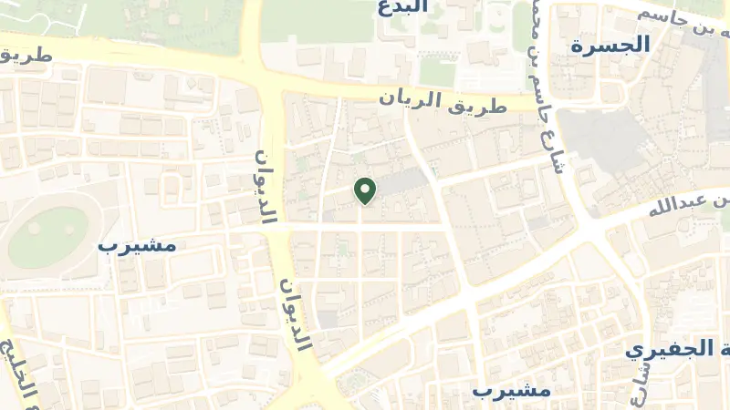 Map of Barahat Msheireb St, Doha, Qatar