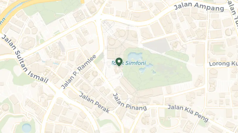 Map of Kuala Lumpur City Centre, 50088 Kuala Lumpur, Wilayah Persekutuan Kuala Lumpur, Malaysia