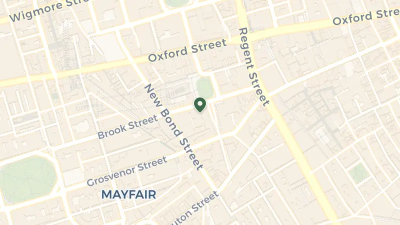 Map of 22 Hanover Square, London W1S 1JP, UK