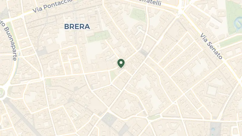 Map of Via Andegari, 9, 20121 Milano MI, Italy