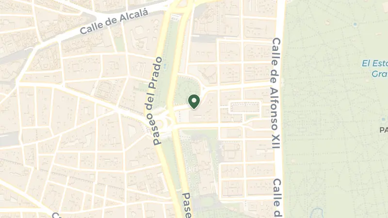 Map of Pl. de la Lealtad, 5, Retiro, 28014 Madrid, Spain