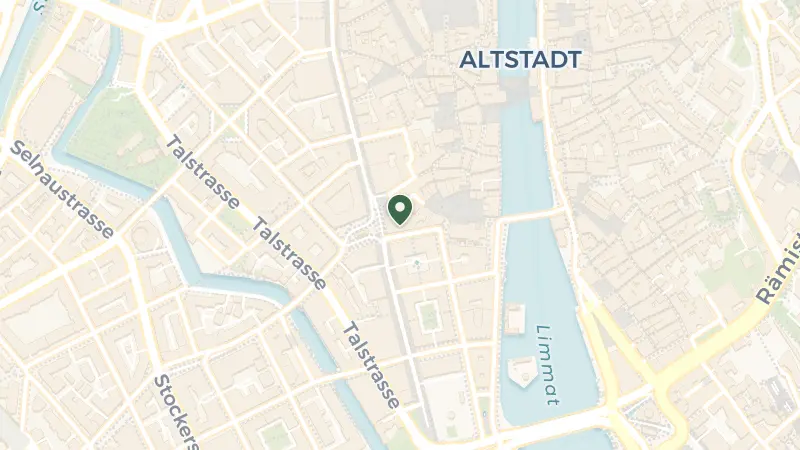 Map of Poststrasse 12, 8001 Zürich, Switzerland