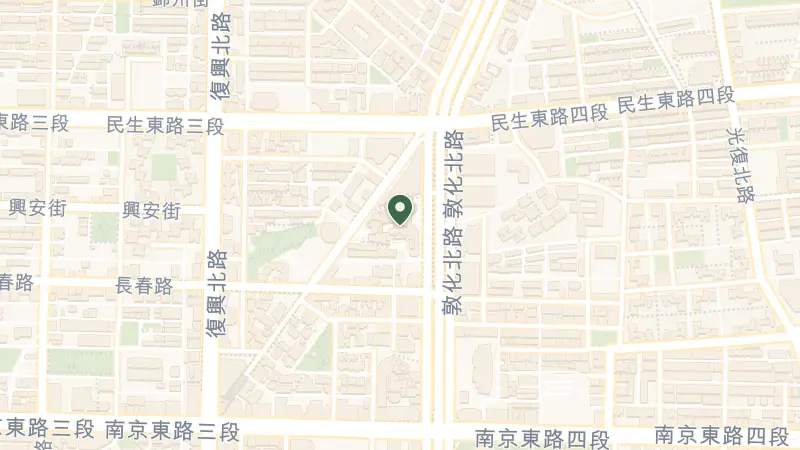 Map of No. 158, DunHua N Rd, Songshan District, Taipei City, Taiwan 10548