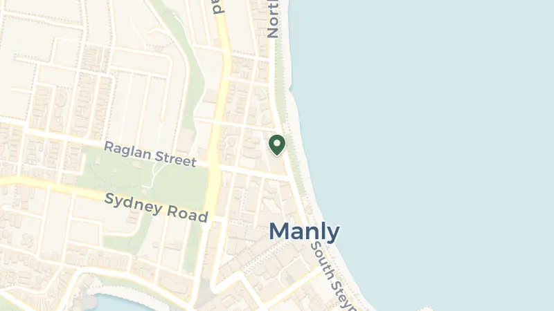 Map of 55 N Steyne, Manly NSW 2095, Australia