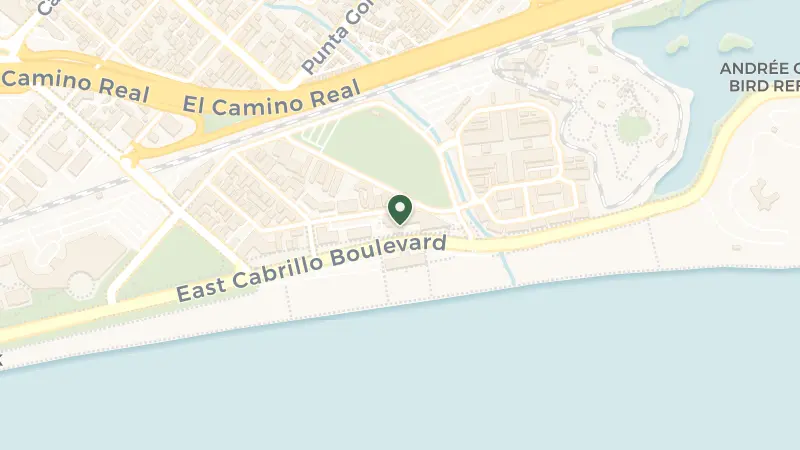 Map of 1111 E Cabrillo Blvd, Santa Barbara, CA 93103, USA