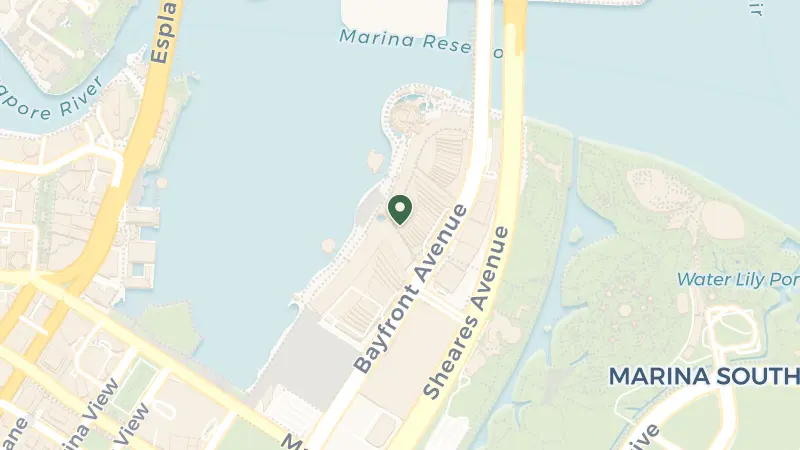Map of 10 Bayfront Ave, Singapore 018956