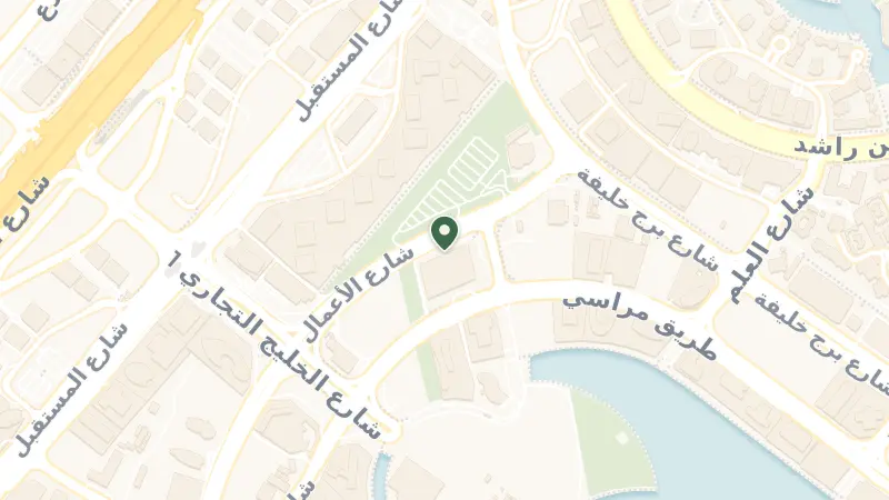 Map of The Opus by Omniyat - Al Amal St - Business Bay - Dubai - United Arab Emirates