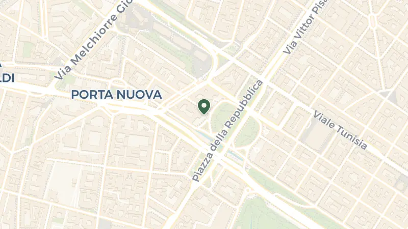 Map of Piazza della Repubblica, 13, 20124 Milano MI, Italy