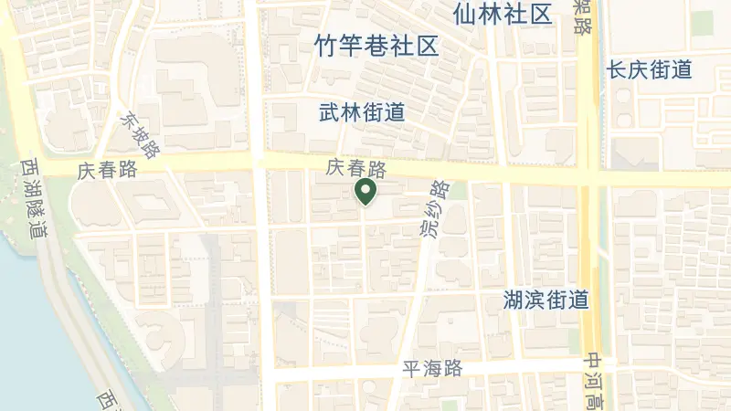 Map of Kerry Centre 6 Changshou Road, Yan An Lu, 湖滨 Xia Cheng Qu, Hang Zhou Shi, Zhe Jiang Sheng, China, 310006