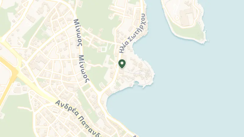 Map of Agios Nikolaos 721 00, Greece