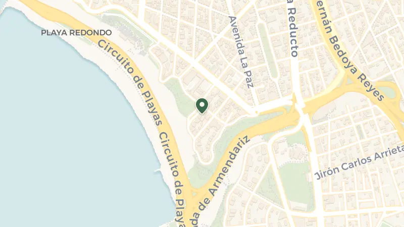 Map of Mal. de la Reserva 1035, Miraflores 15074, Peru