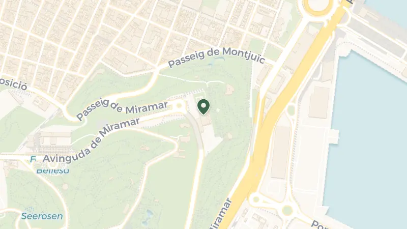 Map of Plaça de Carlos Ibáñez, 3, Sants-Montjuïc, 08038 Barcelona, Spain