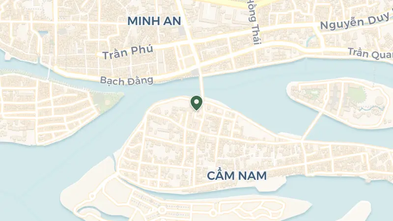 Map of Xuyen Trung Block, Hoi An, Da Nang, Vietnam