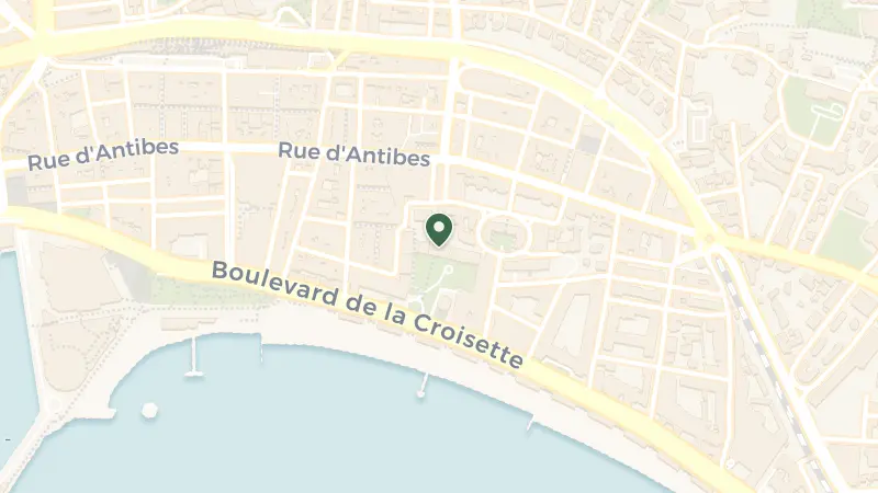 Map of 45 Bd de la Croisette, 06400 Cannes, France