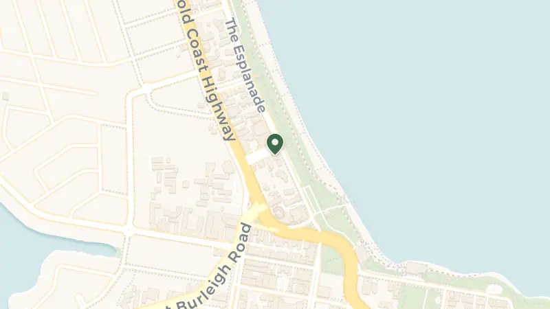 Map of 3 First Ave, Burleigh Heads QLD 4220, Australia