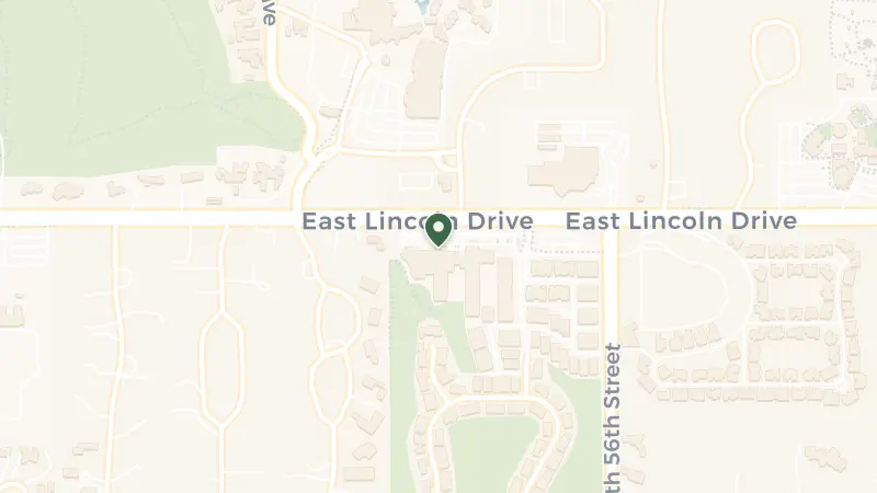 Map of 5445 E Lincoln Dr, Paradise Valley, AZ 85253, USA