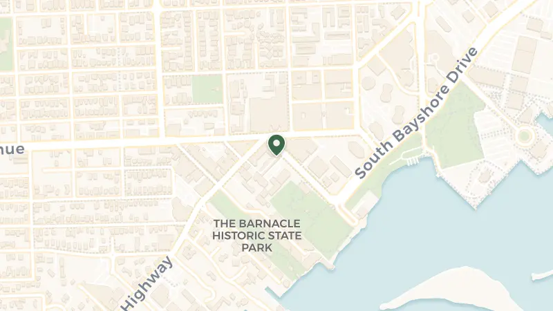 Map of 2988 McFarlane Rd, Coconut Grove, FL 33133, USA