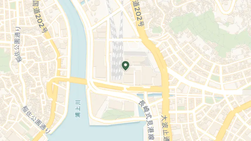 Map of 1-1 Onouemachi, Nagasaki, 850-0058, Japan