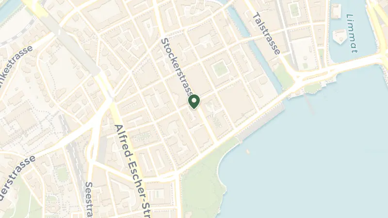 Map of Stockerstrasse 17, 8002 Zürich, Switzerland