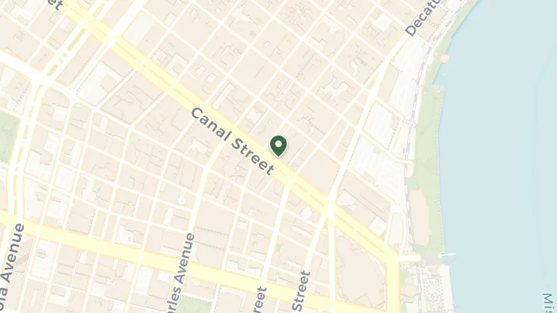 Map of 555 Canal St, New Orleans, LA 70130, USA