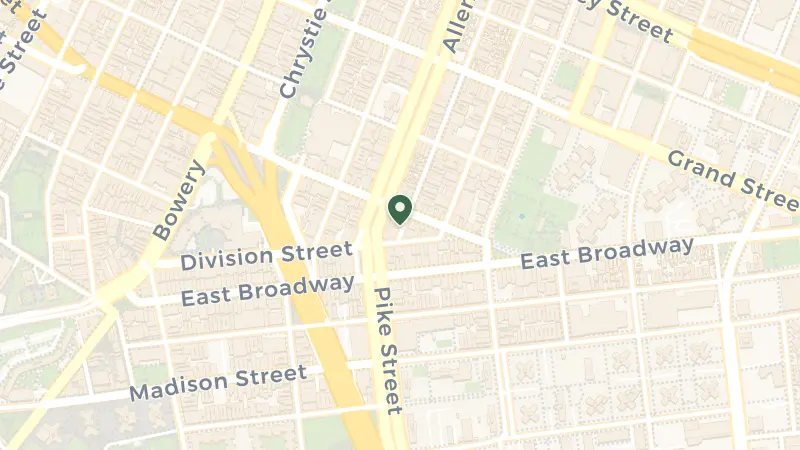 Map of 9 Orchard St, New York, NY 10002, USA