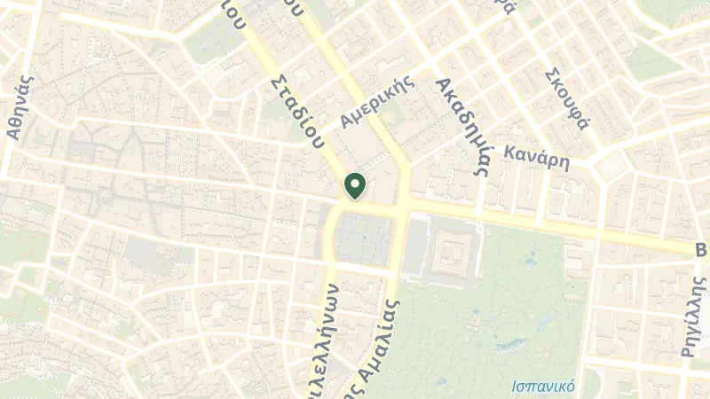 Map of 2, Vasileos Georgiou A, Syntagma square str, Athina 105 64, Greece