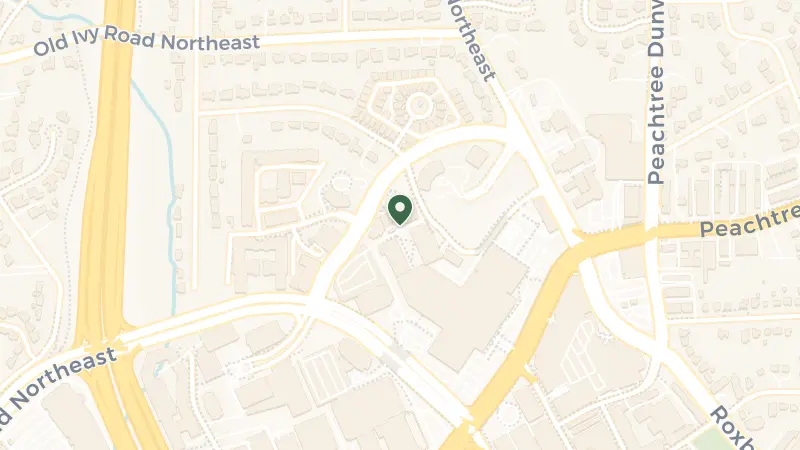 Map of 3520 Peachtree Rd NE, Atlanta, GA 30326, USA