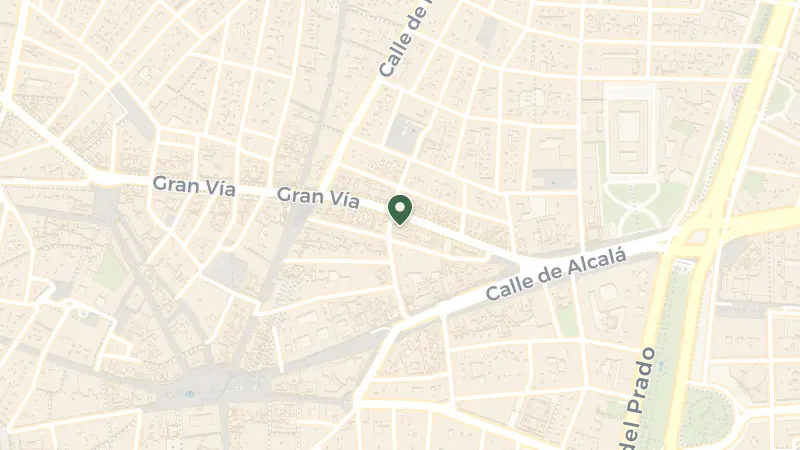 Map of Gran Vía, 11, Centro, Centro, 28013 Madrid, Spain