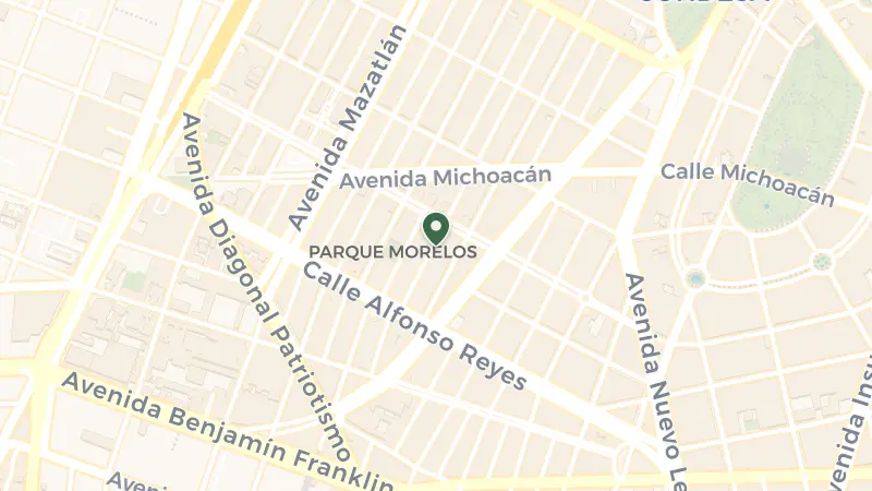 Map of Av. Amatlan 126, Hipódromo Condesa, Cuauhtémoc, 06170 Ciudad de México, CDMX, Mexico