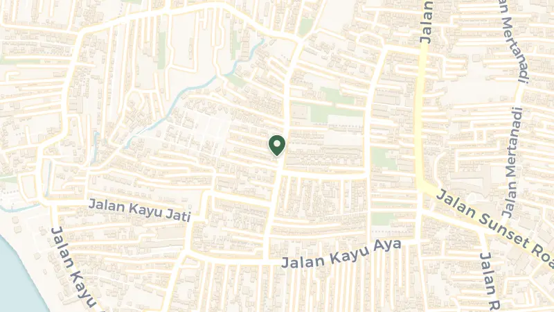 Map of Jl. Pangkung Sari No.3, Seminyak, Kec. Kuta Utara, Kabupaten Badung, Bali 80361, Indonesia