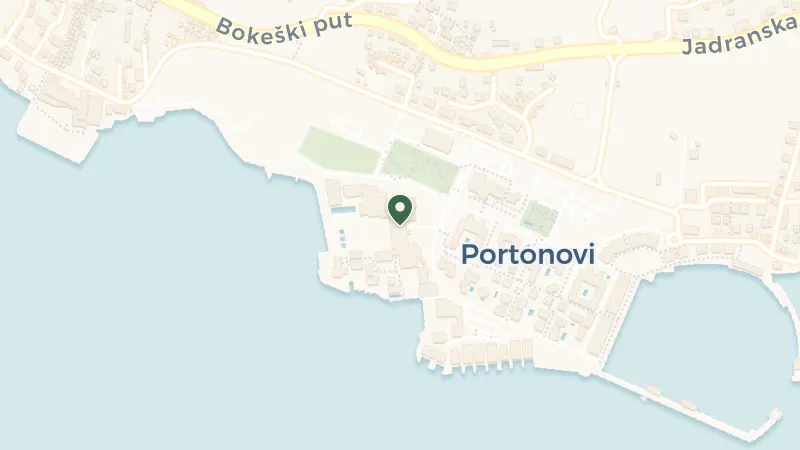 Map of Portonovi Resort, Herceg Novi 85340, Montenegro