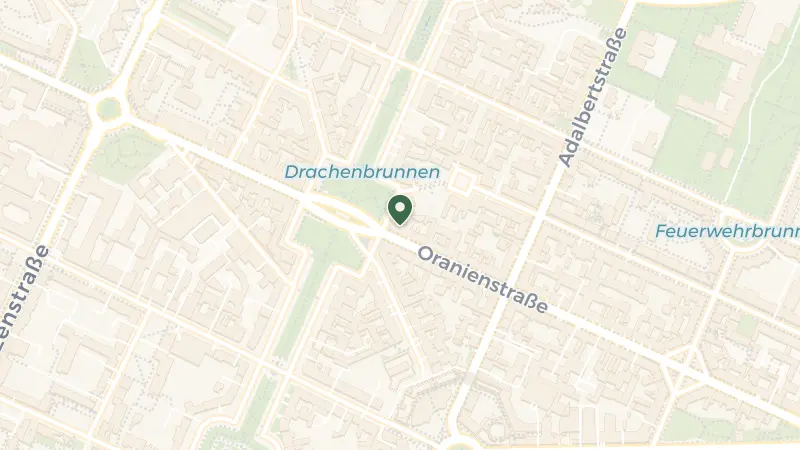 Map of Oranienstraße 40, 10999 Berlin-Bezirk Friedrichshain-Kreuzberg, Germany