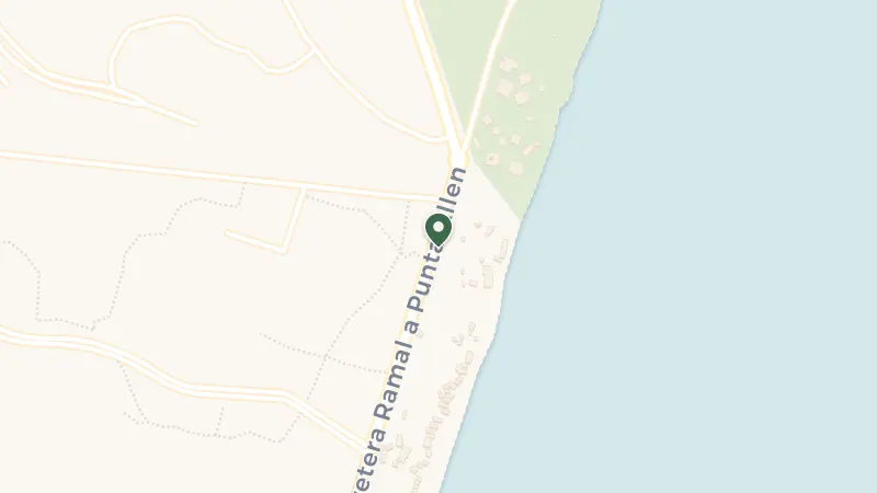 Map of Avenida Boca Paila KM 4.5, Tulum Beach, Zona Hotelera, 77780 Tulum, Q.R., Mexico