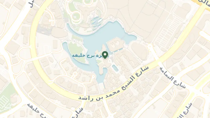 Map of Sheikh Mohammed bin Rashid Blvd - Burj Khalifa - Downtown Dubai - Dubai - United Arab Emirates