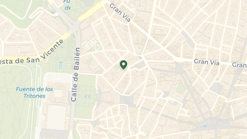Map of Cuesta de Sto. Domingo, 5, Centro, 28013 Madrid, Spain